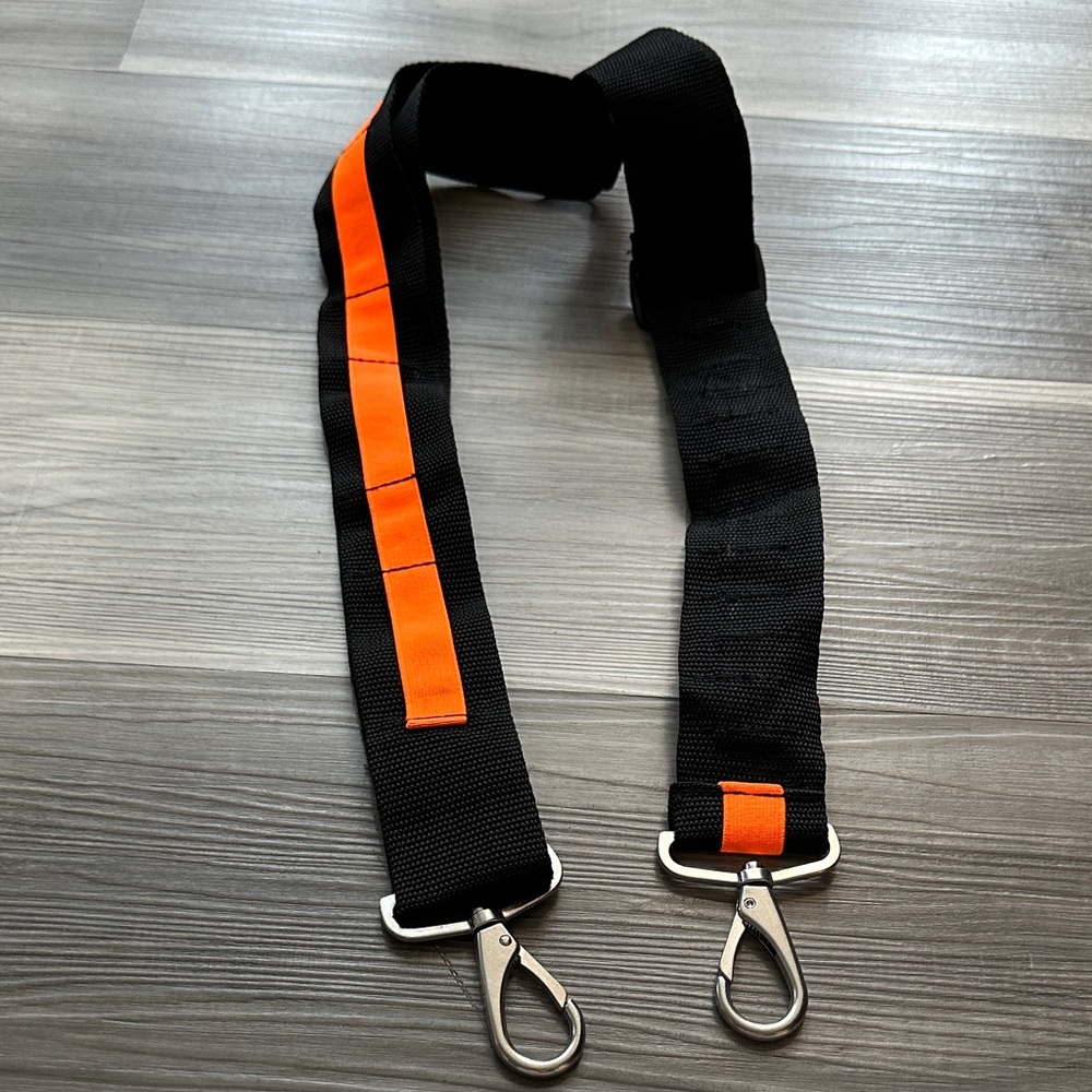 3 for $20 ✨ Nerf Adjustable Black and Orange Utility Strap with Metal Clips - Picture 5 of 5